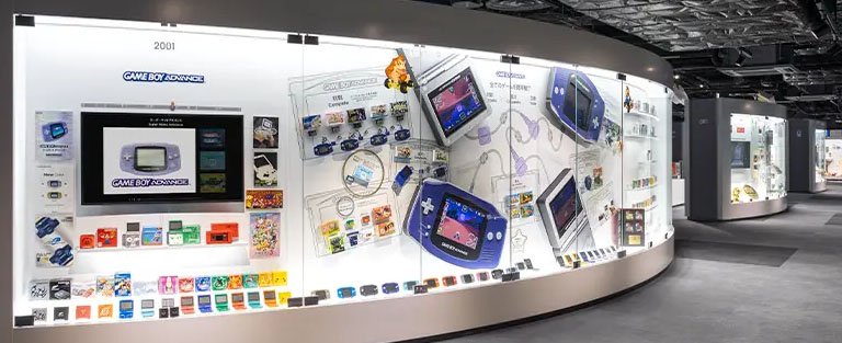 The GBA part of Nintendo Museum