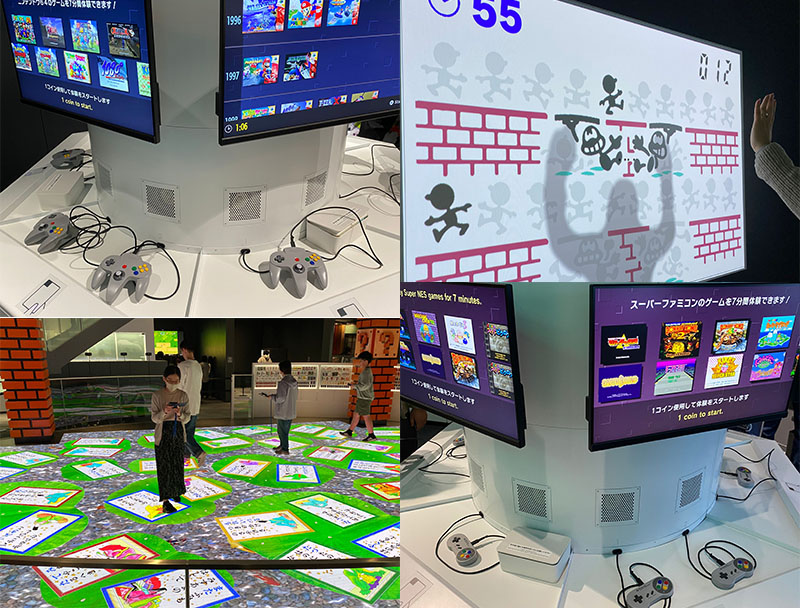 Some of the activities available on the first floor of the museum