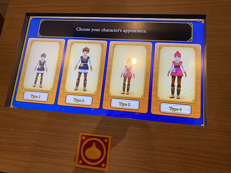 Dragon Quest Island's character creation