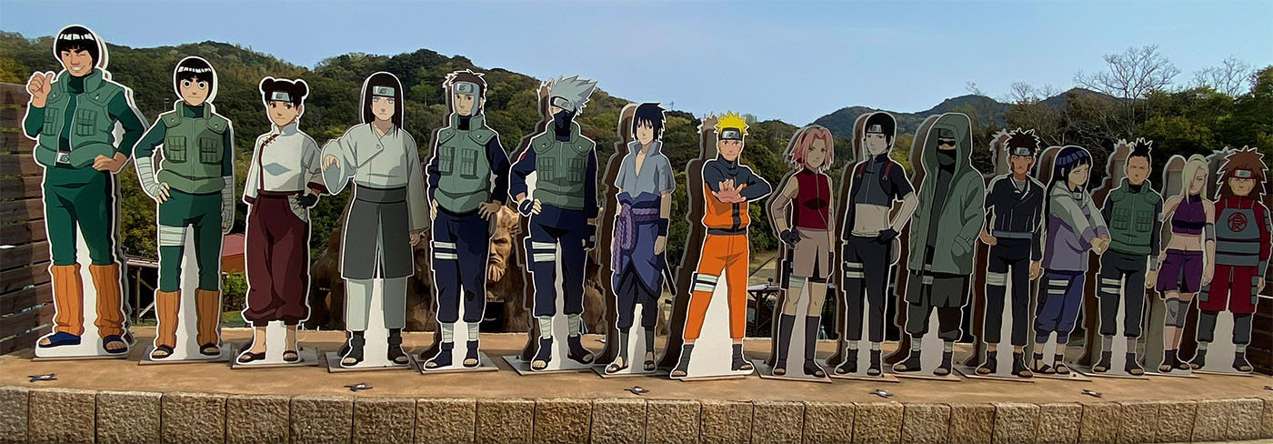Fila de personagens do anime Naruto