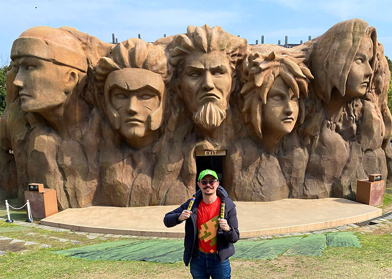 The Hokage Rock at Naruto Boruto Ninja Village
