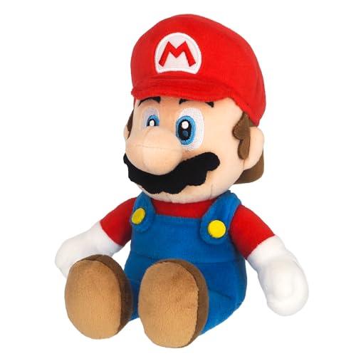 Sanei Boeki Super Mario ALL STAR COLLECTION Mario (S) L11 x P11 x A24 cm Brinquedo de pelúcia AC01