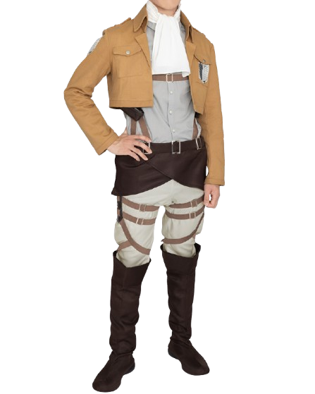 Conjunto de Cosplay da Tropa de Exploração – Levi ver. (Attack on Titan)